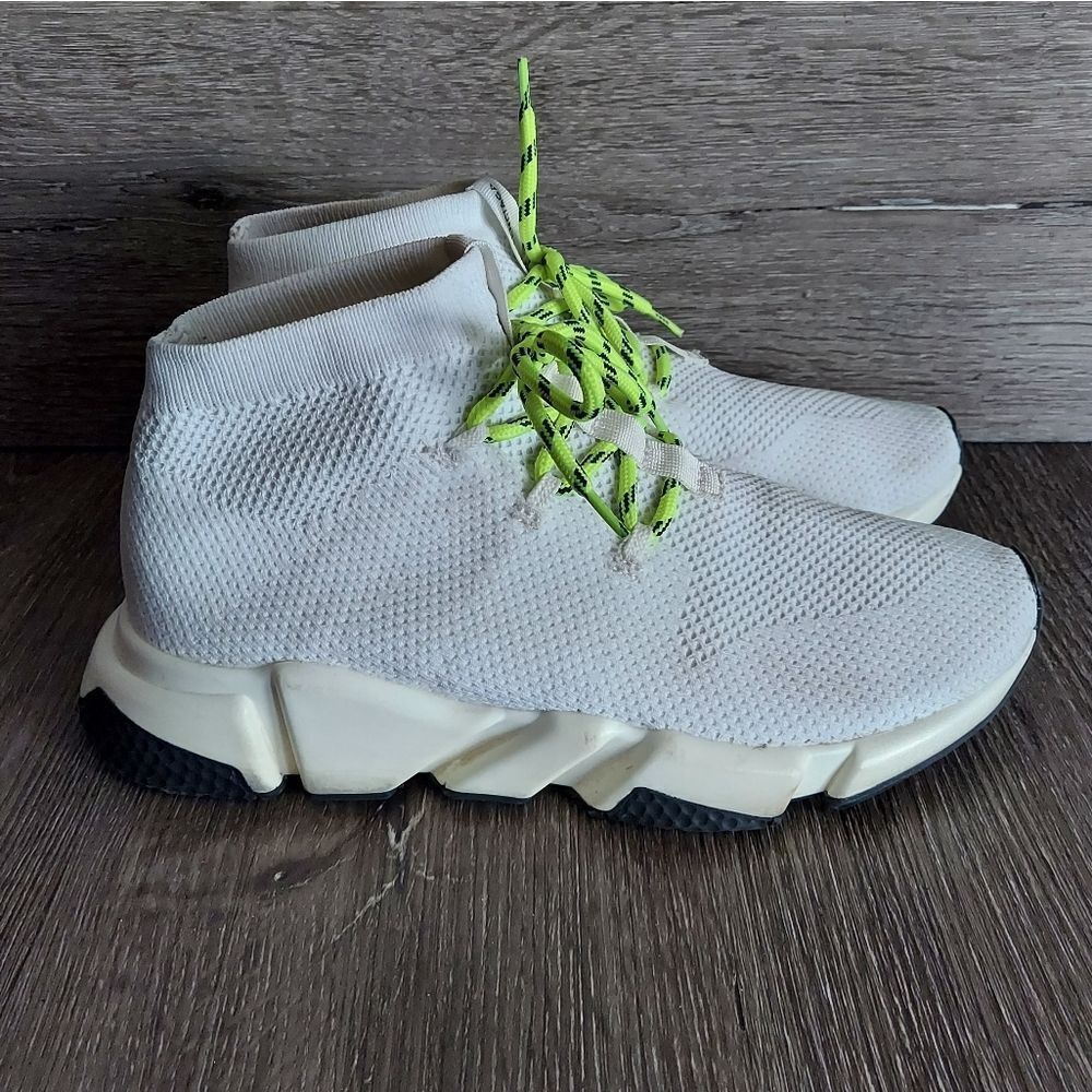 Balenciaga Speed Trainer Lace Up White Size 42 US 9